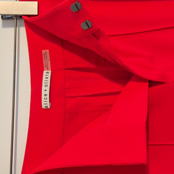 ALICE & OLIVIA high waisted wide leg pant - size 8 - Picture 10 of 15